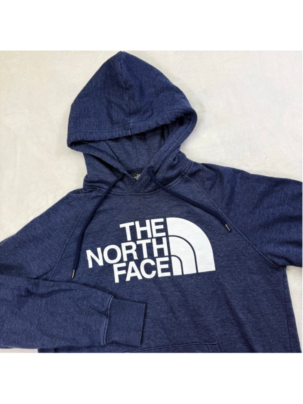 Women's The North Face Hoodie Medium Blue White Logo